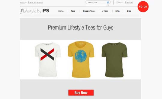 The Luxury Online T-shirt Store for Men